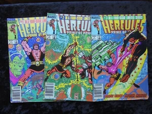 3 LOWER GRADE HERCULES PRINCE OF POWER COMICS MARVEL COMICS - Picture 1 of 2