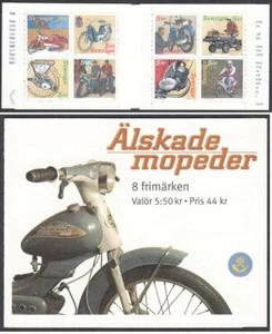 BIKES MOTORBIKE MOTORSPORT SWEDEN 2005 MNH 2 SHEETS IN BOOKLET - Picture 1 of 3
