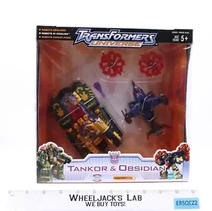 Tankor & Obsidian Transformers Universe 2003 Hasbro Action Figure NEW SEALED - Picture 1 of 4