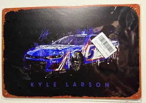 Nascar Kyle Larson metal tin sign Metal Tin Sign-8x12 - Picture 1 of 5