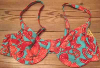 NEU TÜRKIS BIKINI-OBERTEIL EINZELN CUP VERSTÄRKT 38 B SOLAR BEACHTIME *743072 - Bild 1 von 4