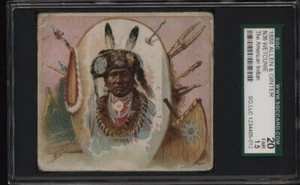 1888 N36 Allen & Ginter American Indian Chiefs - Wetcunie - SGC 1.5 Fair - Picture 1 of 2