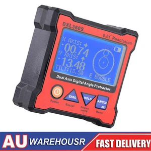 DXL360S Dual Axis Inclinometer Digital Angle Protractor Level Meter Gauge Tools - Picture 1 of 12