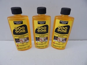 3x Goo Gone Goo Universal Adhesive & Sticker Remover 8FL. OZ Made In the USA New - Picture 1 of 4