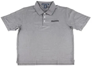 Glock AP95874 Polo classica grigio cotone manica corta piccola - Foto 1 di 2
