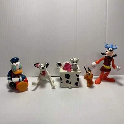 Figuras de juguetes Disney vintage. Donald Pongo Pluto Goofy Lote de 5 Foto 1 de 4