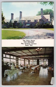 Postcard The Main House   - The Beeches Restaurant,  Rome New York - Picture 1 of 3