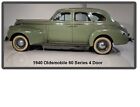 1940 Oldsmobile 60 série 4 portes voiture réfrigérateur / boîte à outils aimant