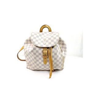 Louis Vuitton LV BackPack Bag  White Damier Azul 1445869