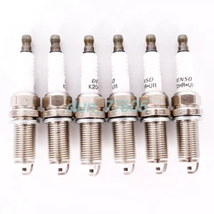 6PCS Spark Plugs for DENSO 90919-01235 3381 K20HR-U11 for TOYOTA 4RUNNER 4.0L US - Picture 1 of 3