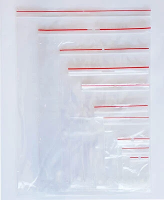 SYSTAFEX ZIP Beutel Druckverschluss Schnellverschluss in 11 Größen Plastiktüten 50 µ