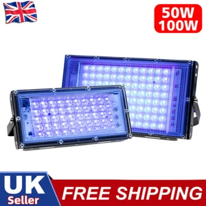 395nm UV Härtungslicht 50/100W Sonne Solarium Lampe LED Ultraviolett Druck Licht - Bild 1 von 23