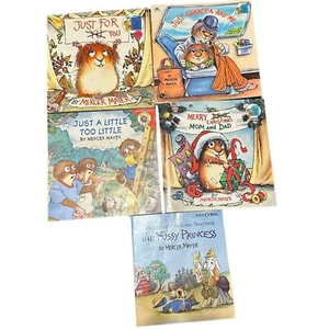 Little Critter Lot Of 5 Picture Books Mercer Mayer Christmas Grandpa Vintage - Imagen 1 de 14