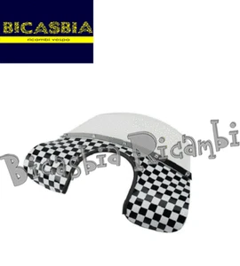 0408 - PARABREZZA CUPOLINO A SCACCHI + STAFFE VESPA 50 R L N 125 ET3 - Imagen 1 de 1