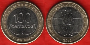 East Timor 100 centavos 2012 "Boaventura de Manufahi" BiMetallic UNC - Picture 1 of 1
