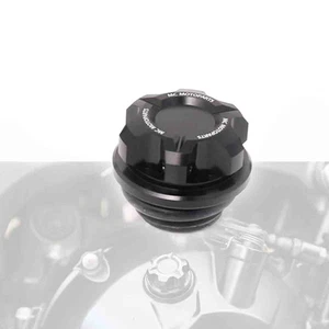 T-Axis Black Crankcase Oil Filler Cap For XDiavel S 16 17 18 19 20 21 22 23 - Picture 1 of 4