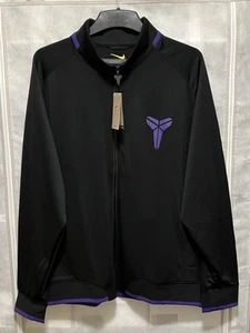 Nike Kobe Bryant Track Jacket Men Size XXL Logo Black Purple Full Zip Dri-fit - Picture 1 of 6