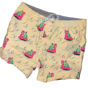 Party Pants Shorts Sasquatch Dinosaur Golf Party Animal Swim Trunks Mens XL - Picture 1 of 5