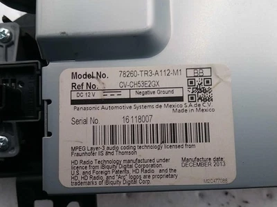 2014 Honda Civic Speedometer Gauge Blue OEM 157k Miles NJ25-22802-580709 - Image 1 of 4