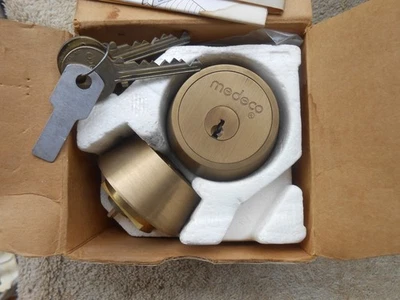 NOS MEDECO  High Security   Double Deadbolt   Lock - Image 1 of 3