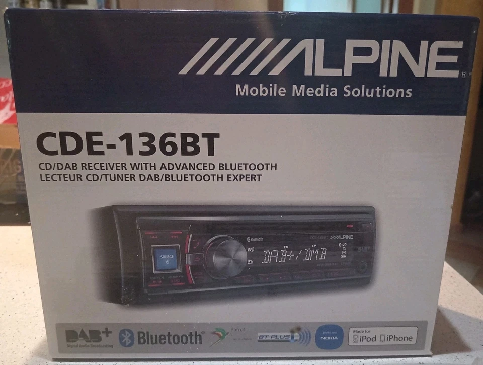autoradio bluetooth ALPINE CDE-136BT - Immagine 1 di 4