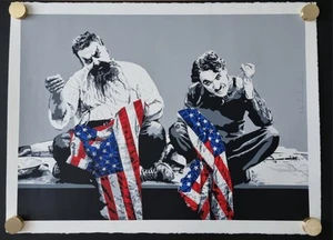 Mr Brainwash Recovery Plan Limited Edition Screenprint USA Chaplin Authentic - Picture 1 of 15