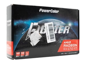 PowerColor Fighter AMD Radeon RX 6750 XT 12GB GDDR6 Grafikkarte sehr guter Zustand - Bild 1 von 15