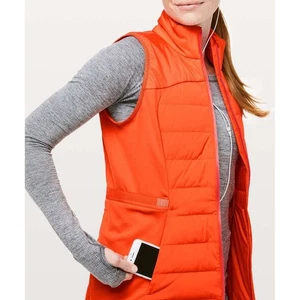 NEU Lululemon Down For It All Weste orange Primaloft Isolierung Damengröße 0 - Bild 1 von 10