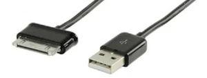 NEW 1 METRE BLACK DATA & CHARGING CABLE FOR SAMSUNG GALAXY TAB NOTE - Picture 1 of 1