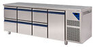 Przemysłowy stół chłodniczy ProfiPlus4/6 z 1 drzwiami + 6 szufladami szer. 218cm x gł. 70cm x wys. 85cm