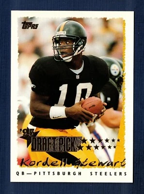 Topps Kordell Stewart (RC) 1995 #428 Pittsburgh Steelers como nuevo Foto 1 de 2