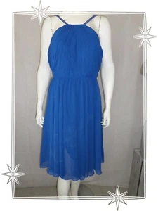 G - Robe Soirée Cérémonie Mariage Bleu Perle Strass Fashion New York M / L - Bild 1 von 6