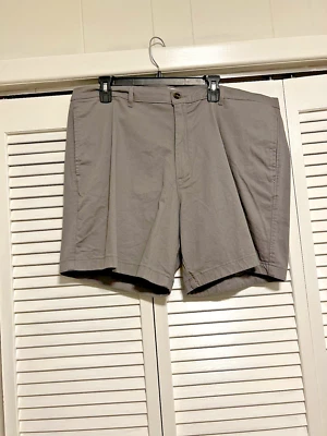 Pantalones Cortos Gris Saddlebred Para Hombre Talla 40W Informales Frente Plano Foto 1 de 4