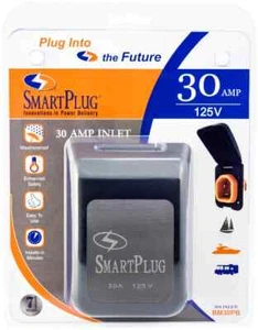 SmartPlug BM30PB 30 Amp Black Inlet - Imagen 1 de 3