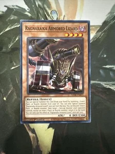 Yugioh Ragnaraika Armored Lizard Common LEDE - Picture 1 of 1
