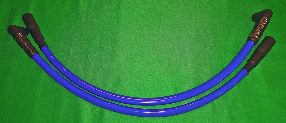 CABLES DE BUJÍA RETORCIDOS DE 12 mm Harley Electra Glide Road King Street 1999-2008 Foto 1 de 2