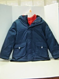 Boys 3 in 1 System Jacket Water Repellent Navy and Red Hooded Wonder Nation 4 T - Picture 1 of 12