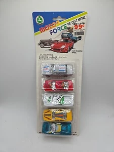 Motor Force Die Cast Metal Cars Set Of 5 1:64 Scale Fast Running Wheels (Bin#6) - Picture 1 of 3
