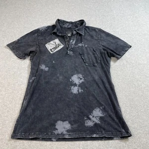 Black Hearts Brigade Shirt Men L Black Dragonfly Distress Grunge Gothic Rock Y2K - Picture 1 of 10