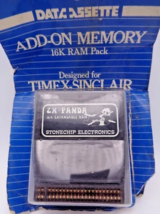 SINCLAIR ZX-81 -- ZX-PANDA ADD-ON MEMORY 16K RAM PACK (STONECHIP ELECTRONICS) - Picture 1 of 5
