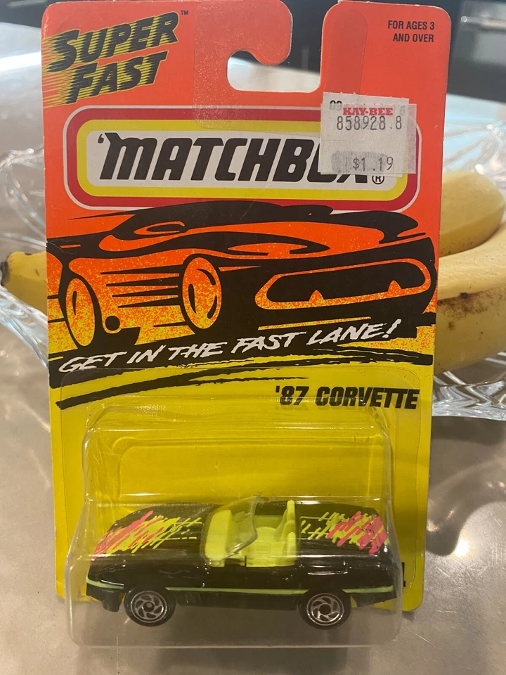 MATCHBOX SUPER FAST Serie - '87 CORVETTE #14 - Prendilo Nella Corsia Veloce - Immagine 1 di 1