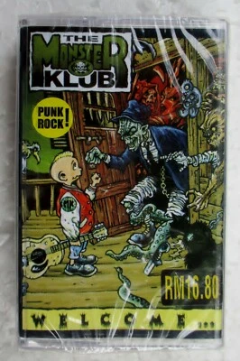 Welcome by The Monster Klub Rare 1999 Malaysia Cassette Brand New Sealed - Imagem 1 de 3