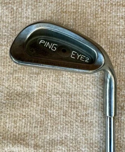 PING EYE 2 BLACK DOT 9 IRON  KT PING SHAFT LAMKIN GRIP - Picture 1 of 6