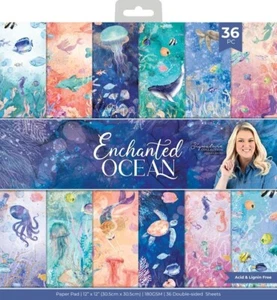 Crafter's Companion - ENCHANTED OCEAN - 12x12 Paper Pad Scrapbooking Crafts - Picture 1 of 1