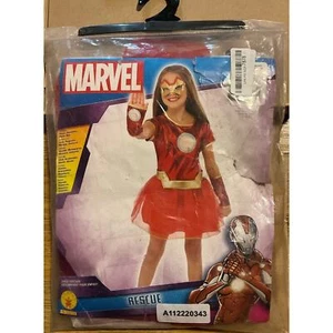 NOS Halloween Costume Marvel Rescue Child Large 12-14 Rubies # 620036 - Picture 1 of 7
