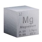 2X(1 Inch Magnesium Cube Metal Fit for Elements Collections Lab Experiment Mater