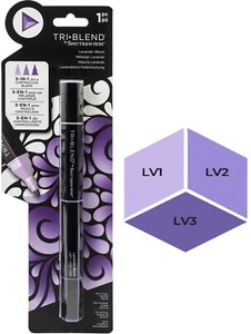 SPECTRUM NEGRO - TRI BLEND MARCADOR 3 EN 1 - MEZCLA LAVANDA - LV1, LV2, LV3 - Imagen 1 de 7