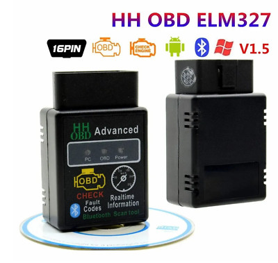 Bluetooth V1.5 Mini Elm327 OBD2 Scanner OBD C...