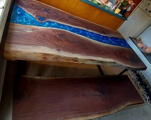 Epoxy River Coffee Tables (ask for a quote)  *Dont buy* - Picture 1 of 14