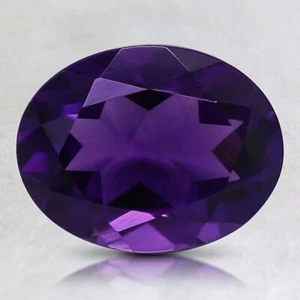 3 Ct Oval Shape Loose Purple Gemstone Diamond for Jewelry - Picture 1 of 3